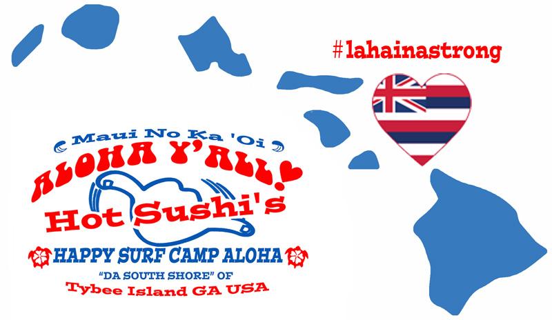 Surf Lesson Hot Sushi's Happy Surf Camp ALOHA !!